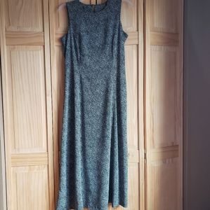 Vintage Pat Argenti Black & White Speckled Dress Size 14